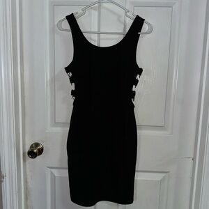 Black Cutout Bodycon Dress - Classic Women's Cocktail Dress by Blashe